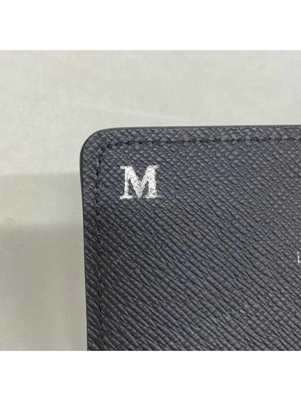 Louis Vuitton Card Case Taiga Envelope Business Holder NM Ardoise